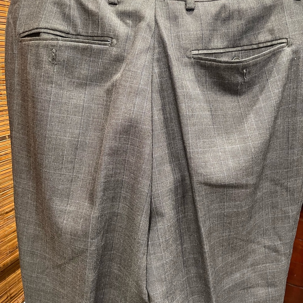 TAILORED GRAY HENRY SLACKS - Picture 5 of 8